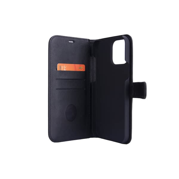 Strålingsbeskyttende Wallet PU iPhone 13 Pro Max Flipcover RFID Sort