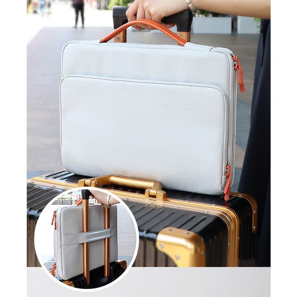 Vanntett laptopveske Grey M