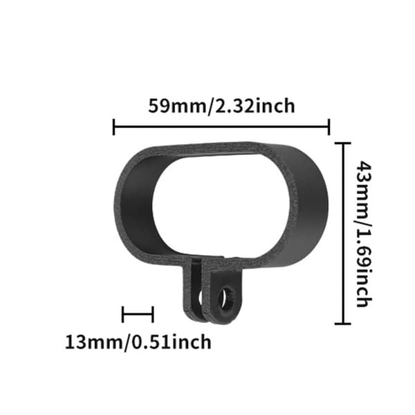Extension Mount for Insta360 GO 3/3S Black