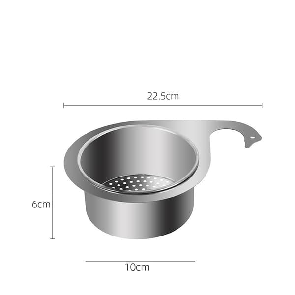 Swan Sink Strainer Basket, Space-Saving Design S