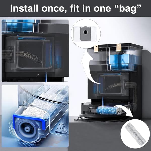 Tillbehörskit för Ecovacs Deebot X8 Omni/Pro