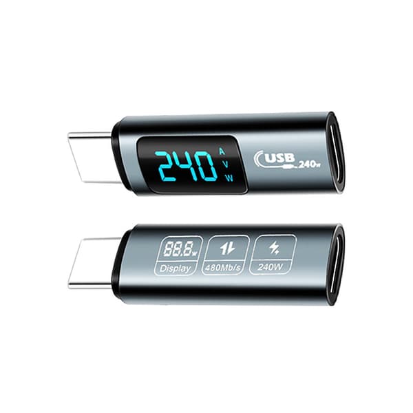 240W USB 2.0 Digital Display Adapter Grey