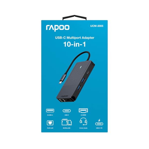 USB-C Multiport UCM-2005 10-in-1 USB-C Adapter
