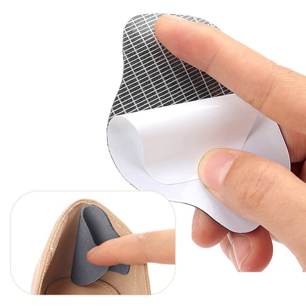 Hälskydd / Reparationslappar för Skor, 4-pack Grey