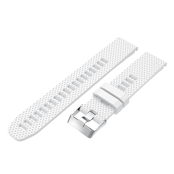 Silikone urrem til Garmin Fenix 5S Plus White