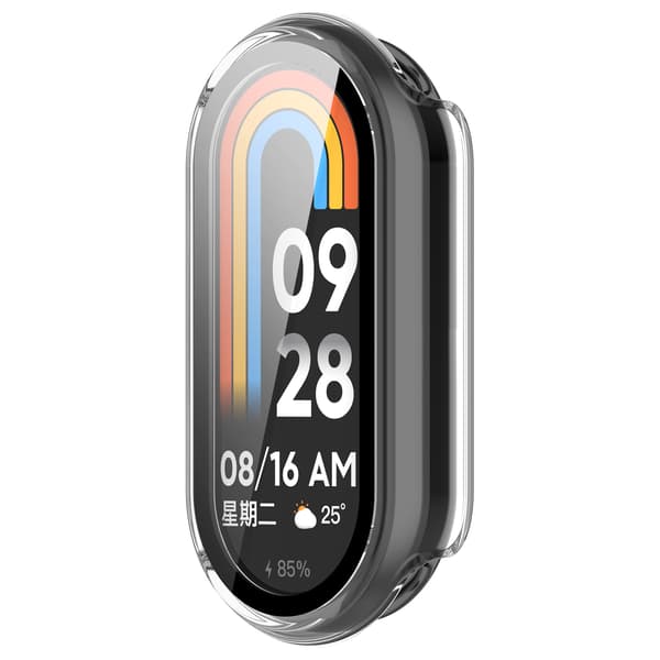 NFC-deksel med skjermbeskytter til Xiaomi Mi Band 9/9 Transparent