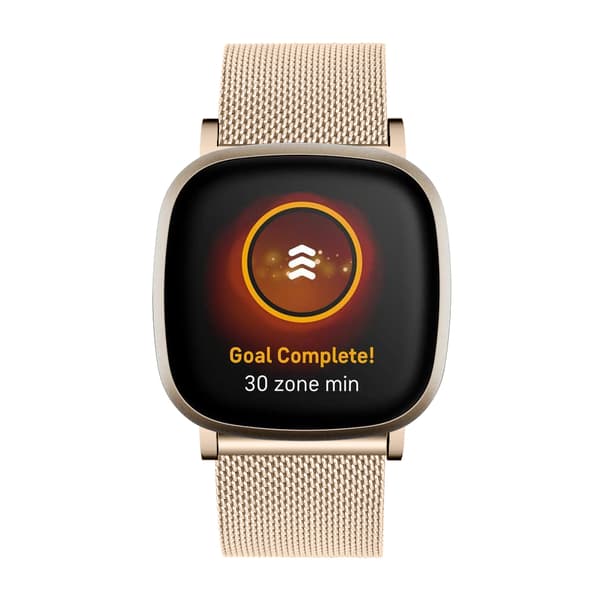 Klokkerem til Fitbit Versa 3 / Sense i gullfarget rustfritt stål