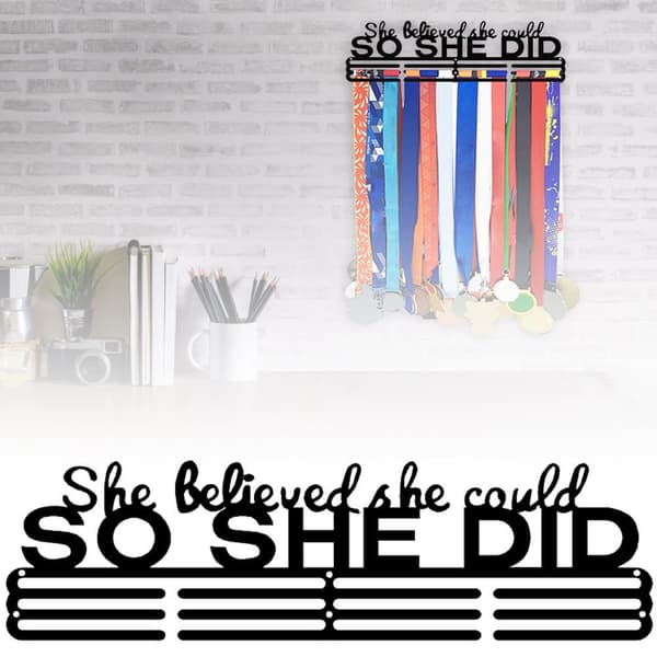 Medaljeholder i jern Black