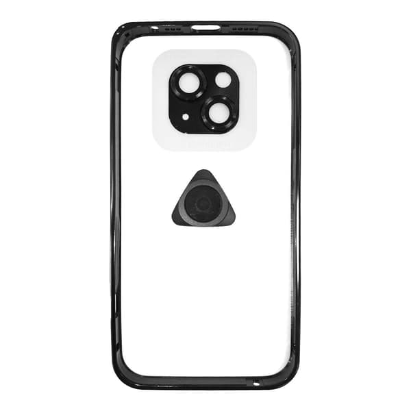 Støtfangerdeksel i aluminiumslegering for iPhone 13/13 Pro Black