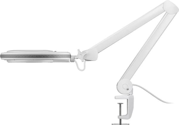 LED-forstørrelseslampe med klemme, 8 W