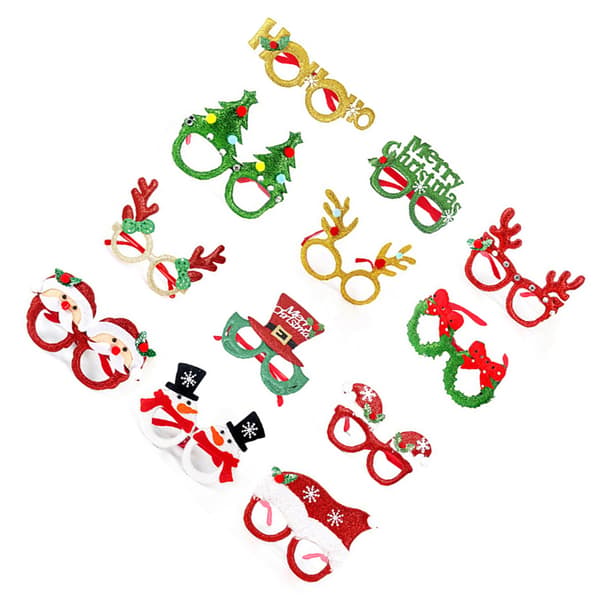 Julebriller - Festlige feriebriller 12-piece