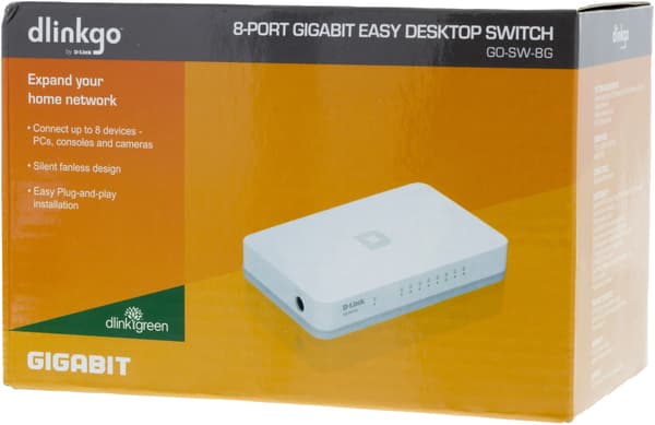 8-Port Gigabit Easy Desktop Switch, switch 8x10/100/1000