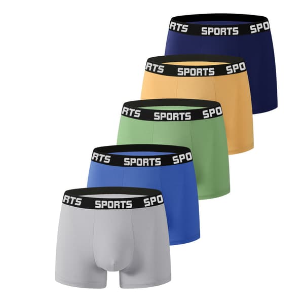 Miesten bokserit, tukeva ja tukeva istuvuus MultiColor 7-Pack M