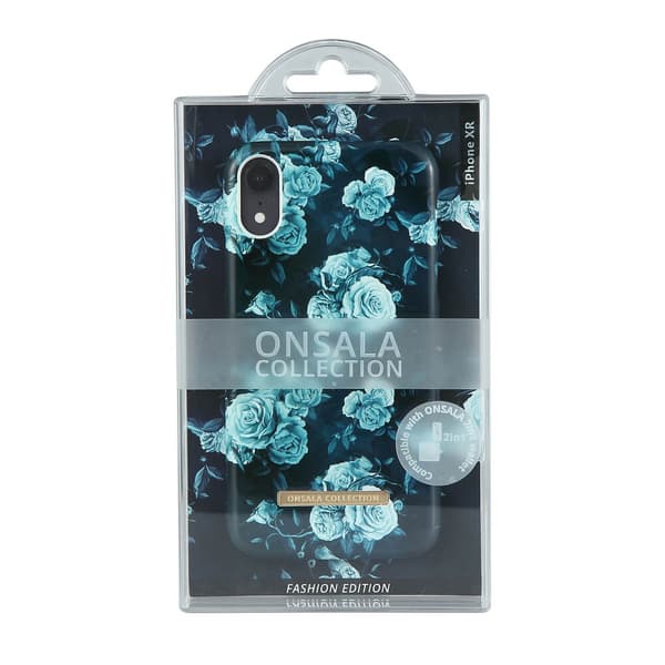 COLLECTION Mobildeksel Shine Dark flower iPhoneXR