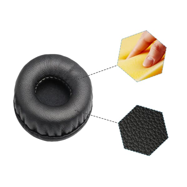 Øreputer for Koss Porta Pro PP/KSC35/KSC75/KSC55 Svart