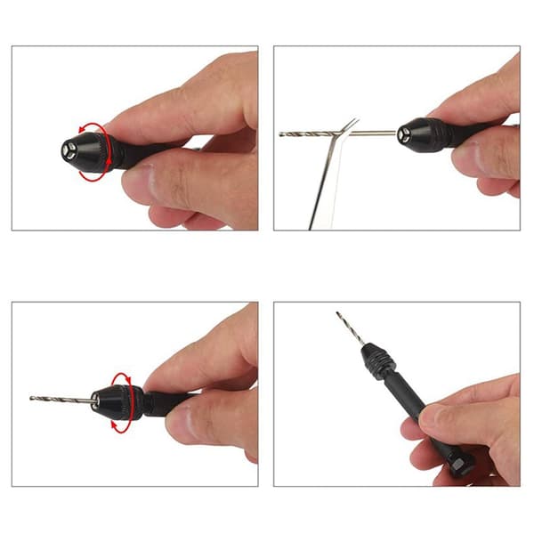Verktøysett med Micro Twist Drill Black