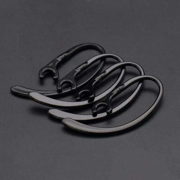 Ørekroge til trådløst Bluetooth headset 6/7/8/9 mm Black