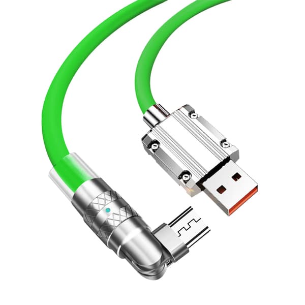 90° roterende ladekabel - 120W - 1,2 m Green