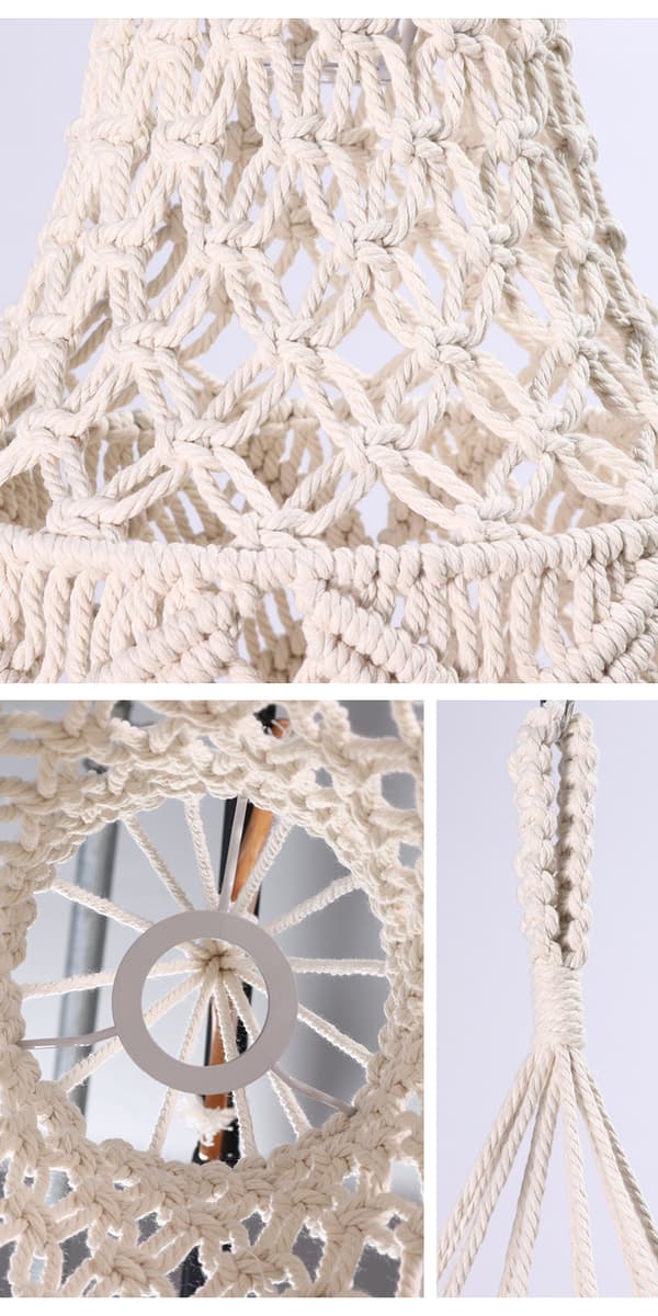Bohemian Woven Lampeskærm