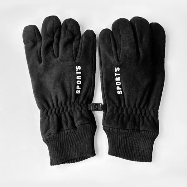 Varme vinterhandsker med touch Black M