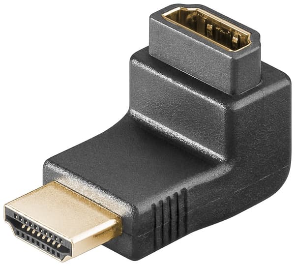 HDMI™ vinkeladapter 90° vertikal, 4K/60Hz
