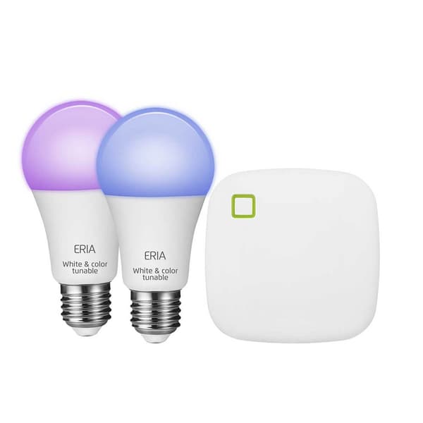 Kit Lampa E27 RGB Dimbar Zigbee 2-pack