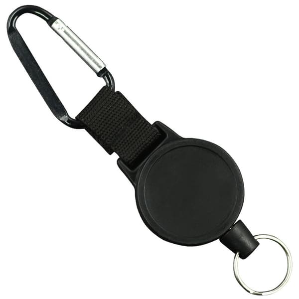 Utdragbar jojo-nyckelring Black 55 cm