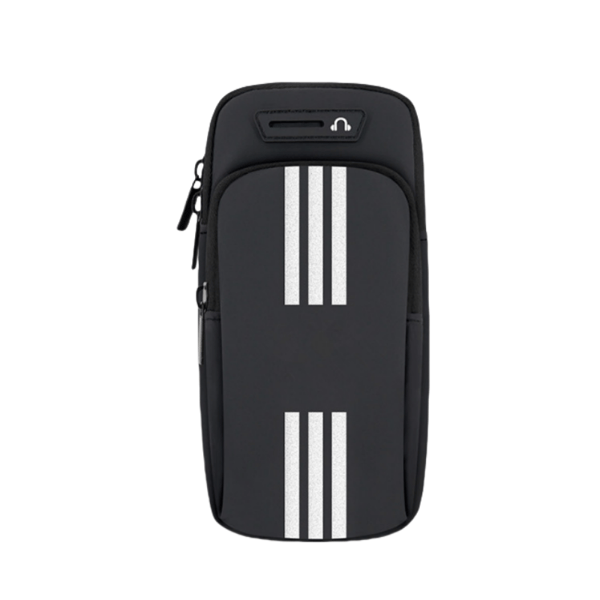 PU-løpearmbånd for mobiler Black