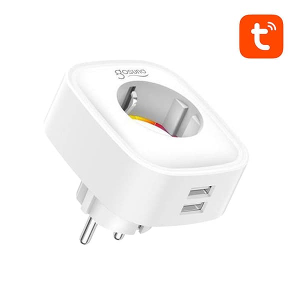 Smartplugg WiFi Gosund SP112 2xUSB, 16A, Tuya