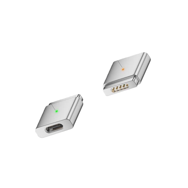 USB-C - MagSafe 2 -sovitin 100W - Lataa MacBook tehokkaasti Silver