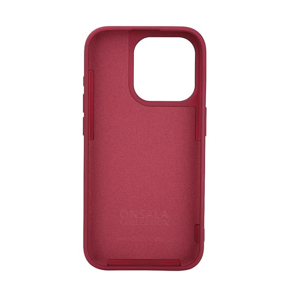 Mobilskal Silikon MagSeries Deep Red - iPhone 15 Pro