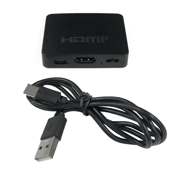 4K HDMI splitter 1 ind / 2 ud Black