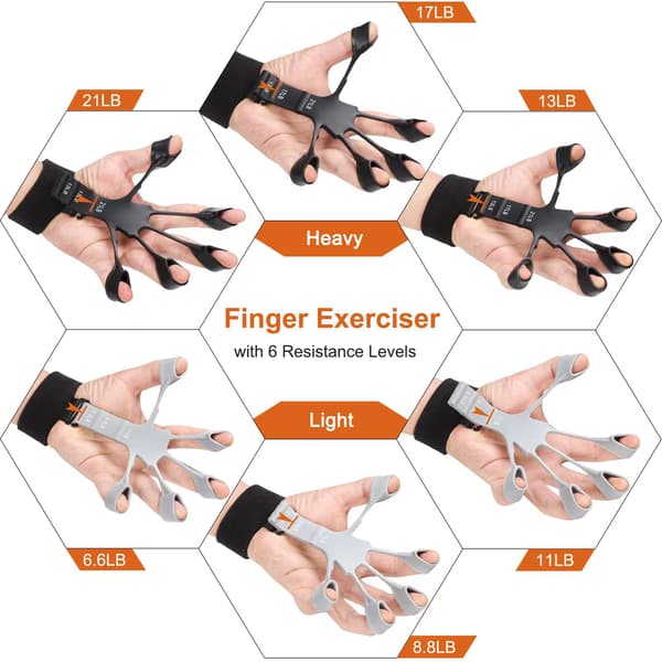 Justerbar Grip Trainer - 4 deler