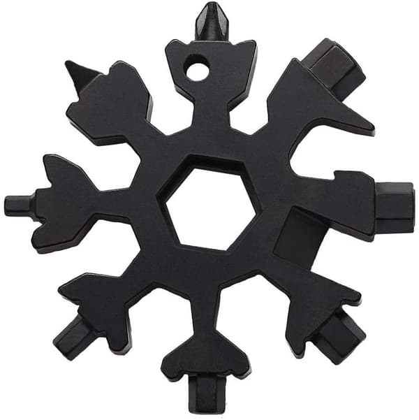 Multifunktionsværktøj 18-i-1 Snowflake Black