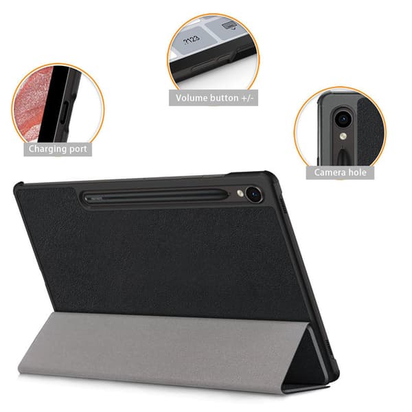 Samsung Galaxy Tab S5E-deksel: Tri-fold Stativ Beskyttende Deksel