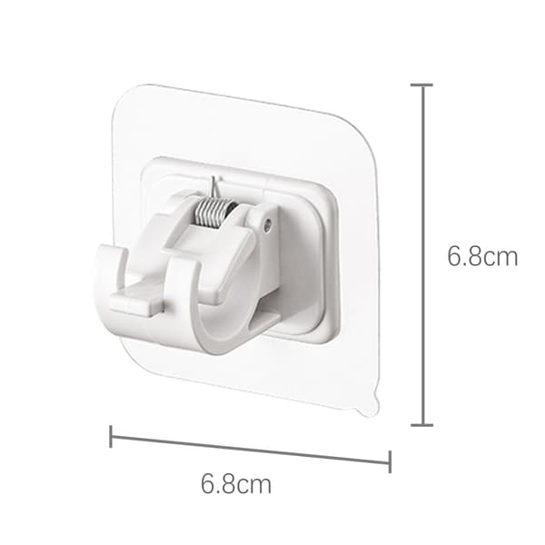 Självhäftande Gardinstångsfästen White