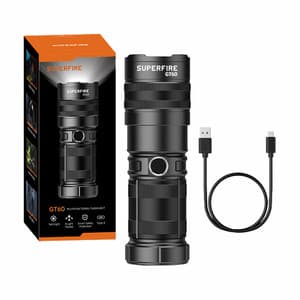 Lommelykt Superfire GT60, 2600lm, USB-C