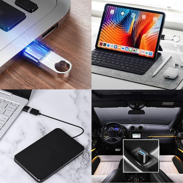 4 kpl USB-C-sovitinsarja: USB 3.0 & Micro USB -sovittimet parantavat yhteensopivuutta