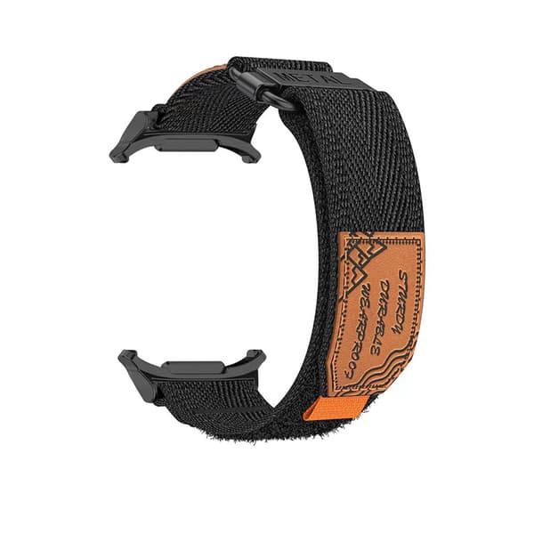 Flettet nylonrem til Samsung Galaxy Watch 7 Black