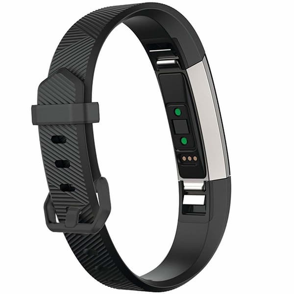 Klokkereim til Fitbit Alta / HR i sort silikon