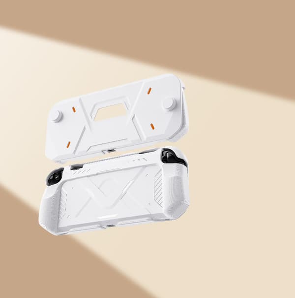 Suojakotelo Nintendo Switch 2:lle TPU+PC-kuori White