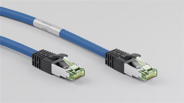 CAT 8.1 -kytkentäkaapeli, S/FTP (PiMF), sininen