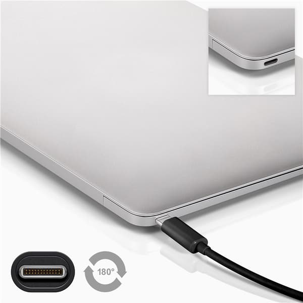 USB 3.0 -kaapeli USB-C™ - B, musta
