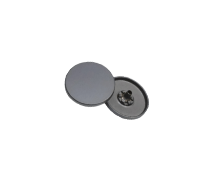 Mustat metalliset ompelunapit, 18 kpl M