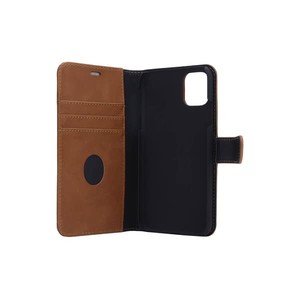 2in1 Anti Radiation RFID 3 card iPhone 11 Brown Leather