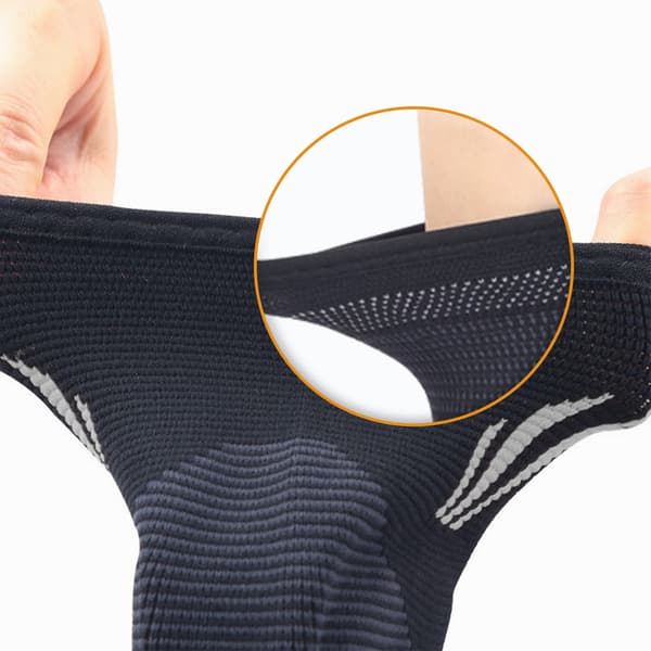 Kompressio nilkkatuki Black M
