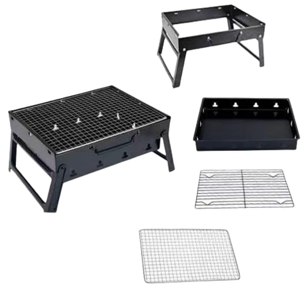 Sammenleggbar bordplate for kullgrilling S