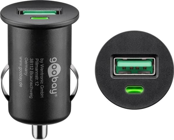 Snabbladdning USB billadare (18 W)