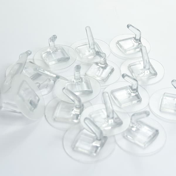 Transparenta Självhäftande Krokar, 10-pack