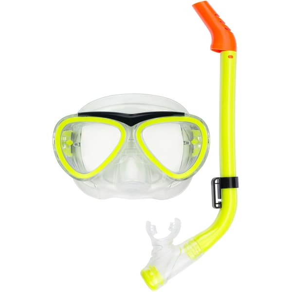 Snorkelset Junior Gul